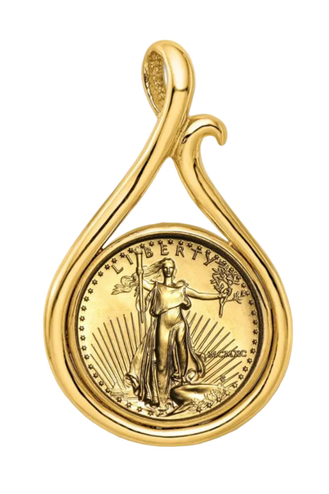 Rare Roman Numeral Date MCMXC (1990) Liberty 1/10th Ounce Gold