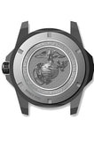 Protek Official United States Marine Corps Watch, 300 meters WR, Tritium, Blue Accents, Black Rubber Strap, 1013