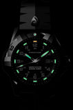 Protek Official United States Marine Corps Watch, 300 meters WR, Tritium, Green Accents, Green Rubber Strap, 1015G