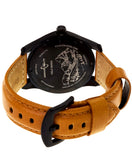 ArmourLite Field Tritium Watch, Black PVD Steel Case, Tan Leather Strap, AL124