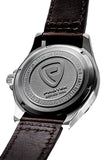 Protek 3000 Series Field Watch, Titanium Case, Black Dial, Leather Strap, T100 Tritium Illumination, Model 3001