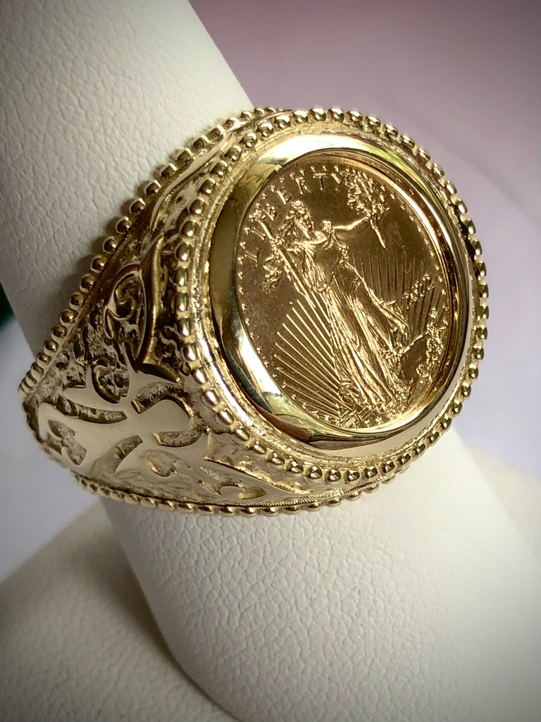 オンライン取寄 ☆【TMTティーエムティー】☆EAGLE COIN RING TACF2104