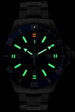 IsoBright ISO1202 - Diver's Sport Watch Perfection! T100 Tritium, Steel, Sapphire, 300 Meter WR