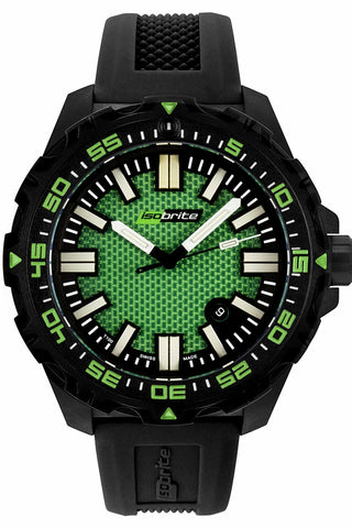 IsoBright Afterburner Limited Edition T100 Military Tritium Watch, Green Dial ISO4002
