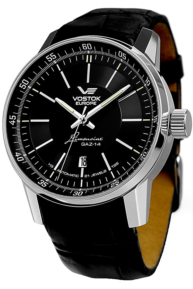 Vostok-Europe GAZ Limo Tritium Illuminated Automatic Watch NH35A