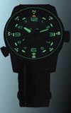 Traser P68 Pathfinder Automatic Tritium Watch, Blue Dial, Compass Bezel, 107719