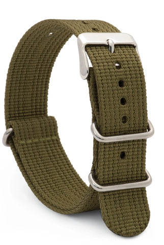 Speidel Nylon NATO Watch Strap - Military Olive Green - 20 mm