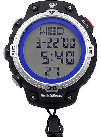 CLOSEOUT! Smith & Wesson Large Digital Sport Stop Watch, Water Resistant, SWW-100