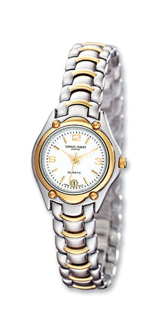 Ladies Charles-Hubert Paris Two Tone Bracelet Watch, XWA595