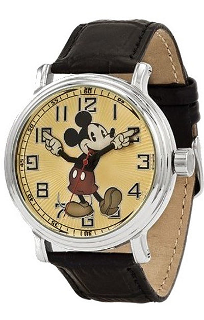 Disney's Men's Mickey Mouse Watch, Original Design with Moving