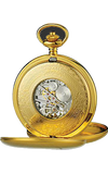 Charles-Hubert Paris Skeleton Pocket Watch with TRITIUM Illumination, Closing Cover, XWA5562