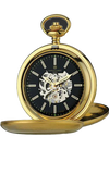 Charles-Hubert Paris Skeleton Pocket Watch with TRITIUM Illumination, Closing Cover, XWA5562