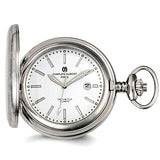 Charles-Hubert Paris T100 Tritium Pocket Watch, Hunter's Case with Closing Cover, White Dial XWA5567