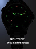 Traser P67 Diver Swiss Automatic, Tritium Illumination, Green Dial, Steel Dive Bracelet, #110328
