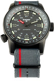 NEW! Traser P68 Pathfinder T100 Tritium Automatic Watch, Grey, Nylon Strap 110593