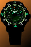 Traser P99 Q Tactical Green, Tritium Military Watch, Green Dial, Black Rubber Dive Strap, 110727