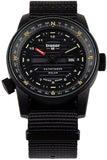 Traser SOLAR POWERED P68 Pathfinder Tritium Watch, Compass Bezel, Black Nylon Strap 111392