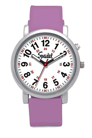 Speidel Lilac-Glo Scrubs Lighted Dial Nurses' Watch 60370020