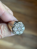 3 carats of Diamonds total weight, Men's 7 Diamond Cluster, 14k Gold