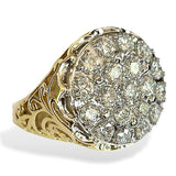 Exciting NEW Men's 2 carat t.w. Kentucky Cluster Diamond Ring