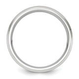 Cobalt Wedding Ring, Brushed and Polished with an Inlaid Goldtone Center, 8mm width