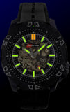 Skeleton Series T100 Automatic Watch by IsoBright, Blackout, ISO1602