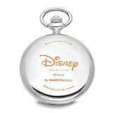 Disney's Mickey Mouse Closed Cover Pocket Watch with Chain, XWA5723