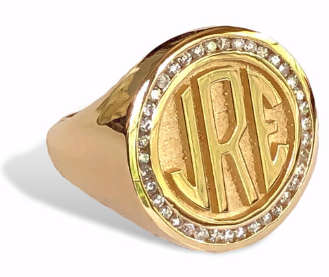 Heavy Look Gold Men's Ring - RK Jewellers