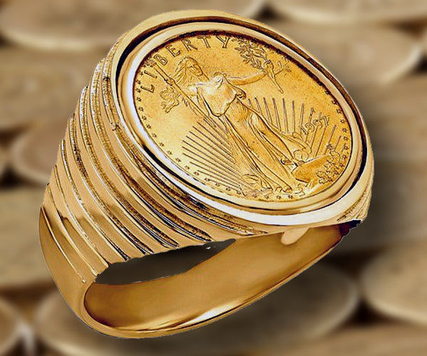 Men's Coin Rings