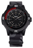 traser P99 Iris Tactical Watch, Super Powered Trigalight, Steel Case, Sapphire Crystal, Gray Nylon Strap, Model 111460