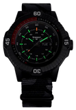 traser P99 Iris Tactical Watch, Super Powered Trigalight, Steel Case, Sapphire Crystal, Gray Nylon Strap, Model 111460