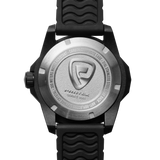 Protek PT1005G – Military Dive Watch, 300M WR, Black & Green with Tritium Illumination, Green Rubber Strap