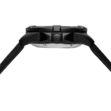 Protek PT2217 – Automatic Black Stainless Steel Military Dive Watch, 200M WR, Beige Dial with Tritium Illumination, Leather Strap