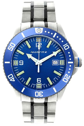 IsoBright ISO1202-TT - Diver's Sport Watch Perfection! T100 Tritium, Steel, Sapphire, 300 Meter WR
