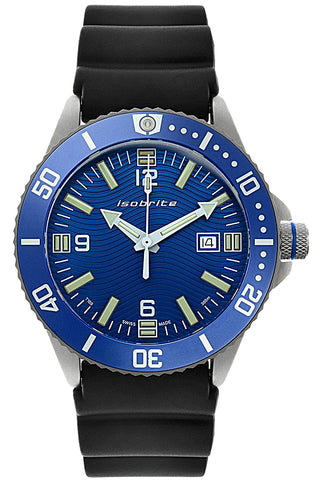 IsoBright ISO1212 - Naval Series, Mariner Edition Dive Watch, Blue, T100 Tritium, 300meter WR