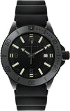 IsoBright ISO1213 Destroyer Dive Watch, Black Watch, 300 Meter WR, T100 Tritium, Dive Strap