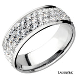 Men's Infinity Diamond Ring, 3 carats Diamonds total weight, 14k Gold from Lashbrook