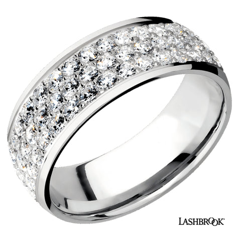 Men's Infinity Diamond Ring, 3 carats Diamonds total weight, 14k Gold from Lashbrook