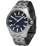 Protek PT3103BR – Titanium USMC Field Watch, 100M WR, Blue Dial with Tritium T100 Illumination, Titanium Bracelet