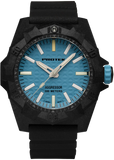 [NEW!] Protek PT4003 – Aggressor Dive Watch, 300M WR, Blue Dial with Tritium Illumination, Black Rubber Strap
