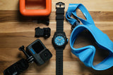 [NEW!] Protek PT4003 – Aggressor Dive Watch, 300M WR, Blue Dial with Tritium Illumination, Black Rubber Strap