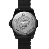 NEW! Protek PT4101SF USMC – Aggressor Dive Watch, 300M WR, Black Dial with Tritium Illumination, Black Rubber Strap