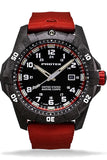 Protek Official United States Marine Corps Watch, 300 meters Depth Rated, Tritium, Red Dive Strap, 1012R