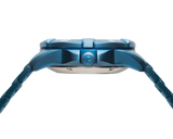 Protek PT2213BR – Automatic Light Blue Stainless Steel Military Dive Watch, 200M WR, Light Gray Dial with Tritium Illumination, Light Blue Stainless Steel Bracelet