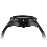 ArmourLite AL1402 - Stainless Steel Tritium Military Watch, Shatterproof Armourglass, 100M WR, Black Dial, Black Steel Bracelet