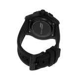 Isobrite ISO201 - Tritium T100 Military Watch, Shatterproof Armourglass, 200M WR, Black Dial, Black Silicone Band