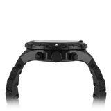 Isobrite ISO413 - Tritium T100 Military Watch, Shatterproof Armourglass, 200M WR, Black Dial, Black PU Band