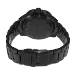 ArmourLite AL1403 - Stainless Tritium GMT Watch, Shatterproof Armourglass, 100M WR, Black Dial, Black Steel Bracelet