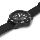 ArmourLite AL1412 - Stainless Steel Tritium Military Watch, Shatterproof Armourglass, 100M WR, Black Dial, Black Rubber Strap