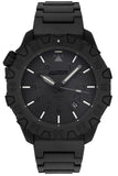 Isobrite ISO1101-PU - Tritium T100 Automatic Military Watch, Shatterproof Armourglass, 200M WR, Blackout Design with Polyurethane Band